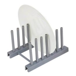 Kitchen Gadgets Multi-function Kitchen Dish Pot Lid Drain Rack Storage Rack - White