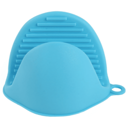 Thickened Food Grade Silicone Antiperm Set Dish Holder Kitchen Insulation Dish Holder Baking Oven - Blue