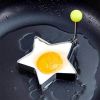Stainless Steel Egg Mould Cooking Tools Bbq Kitchen Flower Shape Moulds Pancake Kitchen Tool - 1 pcs Star