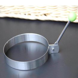 Stainless Steel Egg Mould Cooking Tools Bbq Kitchen Flower Shape Moulds Pancake Kitchen Tool - 1 pcs Round