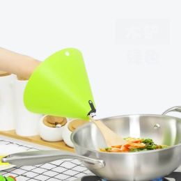 Kitchen Tools Household Appliances Kitchen Artifact Cooking Oil Splash And Scald Proof Shield - Green - Style 2