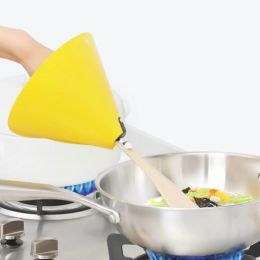 Kitchen Tools Household Appliances Kitchen Artifact Cooking Oil Splash And Scald Proof Shield - Yellow - Style 2