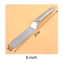 Cake Decorating Tools Stainless Steel Baking & Pastry Tools Portable Cream Spatula Cake Butter - White