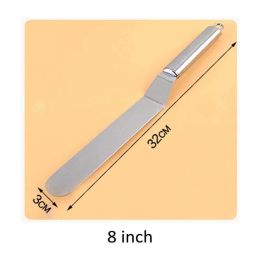 Cake Decorating Tools Stainless Steel Baking & Pastry Tools Portable Cream Spatula Cake Butter - Light Gray