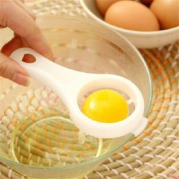 Creative Egg White Separator Filter Separator Kitchen Baking Eggs Yolk Protein Separation Tool - White