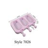 Silicone Ice Cream Mold Popsicle Molds DIY Homemade Cartoon Ice Cream Popsicle Ice Pop Maker Mould - Style 7026