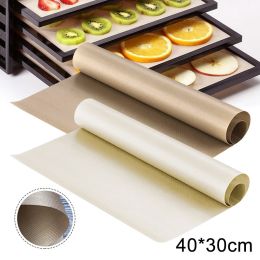 40x30cm Reusable Non Sticky High Temperature Baking Mat Pad Pastry Baking Tool - Coffee