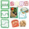 DIY Sandwich Toast Cookies Mold Cake Bread Biscuit Cutter Mould Decorating Tool - H