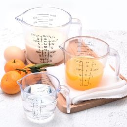 150/300/600ml Handle Water Milk Egg Scale Measuring Cup Mug Measurement Tool - Blue - 600ml