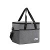 Lunch Bag for Women Work, Insulated Lunch Box Extra Large Lunch Tote Bag - Grey - S