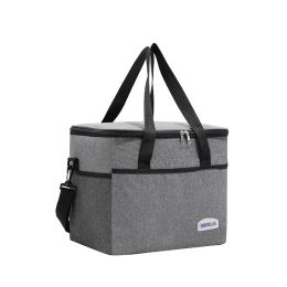 Lunch Bag for Women Work, Insulated Lunch Box Extra Large Lunch Tote Bag - Grey - S