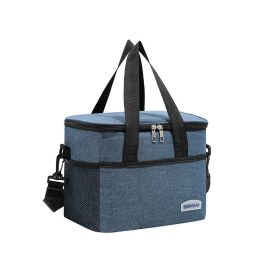 Lunch Bag for Women Work, Insulated Lunch Box Extra Large Lunch Tote Bag - Navy - M