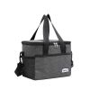 Lunch Bag for Women Work, Insulated Lunch Box Extra Large Lunch Tote Bag - Black - L