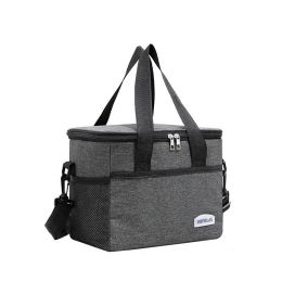 Lunch Bag for Women Work, Insulated Lunch Box Extra Large Lunch Tote Bag - Black - L