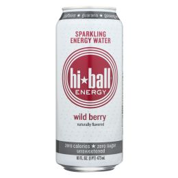 Hi Ball Energy Sparkling Energy Water - Wild Berry - Case of 1 - 8/16 fl oz. - 2273589