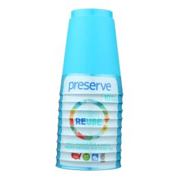 Preserve - Cups 16oz On The Go Aqua - Case of 12 - 10 CT - 2317329