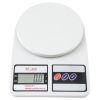 SF-400 10KG / 1g Kitchen Mail LCD Digital Scale White - White