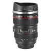 Camera Lens Coffee Mug Cup 13.6oz Food-Grade Stainless Steel Travel Photography Insulated Mug for All Ages - Black