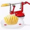 3 in 1 Apple Slinky Machine Peeler Corer Fruit Cutter Slicer Useful Kitchen Tool - Red