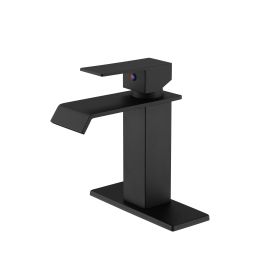 Single lever waterfall bathroom sink faucet - Default