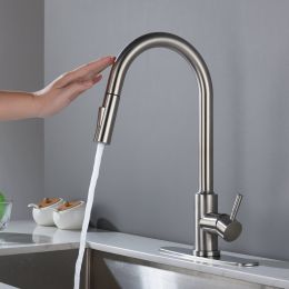 Stainless steel kitchen faucet - Default
