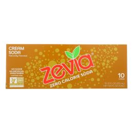 Zevia Zero Calorie Soda - Cream Soda - Case of 2 - 12 Fl oz. - 1753854