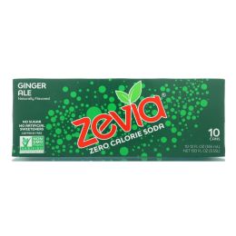 Zevia Zero Calorie Soda - Ginger Ale - Case of 2 - 12 Fl oz. - 1753839