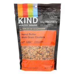 Kind Healthy Grains Peanut Butter Whole Grain Clusters - 11 oz - Case of 6 - 1028612