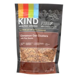 Kind Healthy Grains Cinnamon Oat Clusters with Flax Seeds - 11 oz - Case of 6 - 1028596