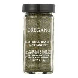 Morton and Bassett Oregano - .6 oz - Case of 3 - 0621961