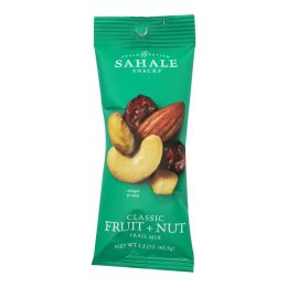Sahale Snacks Trail Mix - Classic Fruit and Nut Blend - 1.5 oz - Case of 9 - 1265065