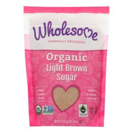 Wholesome Sweeteners Sugar - Organic - Light Brown - 24 oz - case of 6 - 0571679