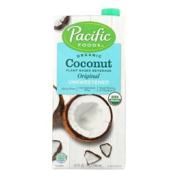 Pacific Natural Foods Coconut Original - Unsweetened - Case of 12 - 32 Fl oz. - 1670116