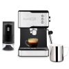 20 Bar Espresso Maker,1.5L ,Coffee Maker For Espresso, Cappuccino, Latte, Machiato, For Home Barista - Light grey
