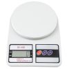 SF-400 10KG / 1g Kitchen Mail LCD Digital Scale White - White