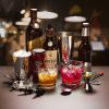 Bartender Kit Complete Cocktail Shaker Bar Tools Set with Lemon Squeezer - Silver