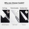 Commercial Home Kitchen Knife Sets 15 Piece With Block Chef Knives Hollow Handle Cutlery Set Etc - As pic show - Kitchen Surpplice