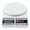SF-400 10KG / 1g Kitchen Mail LCD Digital Scale White - White