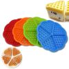DIY Cake Silicone Mini Round Waffles Pan Cake Baking Mould Mold Waffle Tray - As the picture 1