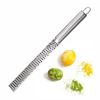 Stainless Lemon Cheese Vegetable Zester Grater Peeler Slicer Kitchen Tool Gadgets Fruit Chopper - Silver