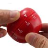 Tomato Shape 60 Minutes Kitchen Mechanical Timer Cooking Countdown Reminder - Red