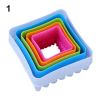 5Pcs Fondant Cake Cookie Sugarcraft Cutters Decorating Molds Tool Set Kitchen Supplies - 11 Cup Hearts