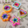 5Pcs Fondant Cake Cookie Sugarcraft Cutters Decorating Molds Tool Set Kitchen Supplies - Flower#