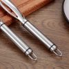 Stainless Fish Scales Scraping Graters Fast Remove Fish Cleaning Peeler Scraper - Silver - 24*