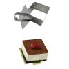 Stainless Steel Cake Cutter Bakeware Mini Fondant Mousse Mold Kitchen DIY Tool - Triangle