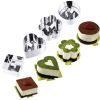 Stainless Steel Cake Cutter Bakeware Mini Fondant Mousse Mold Kitchen DIY Tool - Triangle