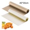 40x30cm Reusable Non Sticky High Temperature Baking Mat Pad Pastry Baking Tool - Coffee