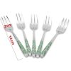 10 Pcs Salad Fork Set Stainless Steel Dessert Forks Fruit Forks Cupcake Forks - Default