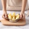 8-Blade Apple Corer Tool And Slicer, Stainless Steel Ultra-Sharp Fruit Slicer For Pears, Dragon Fruit - Stainless Steel