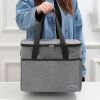 Lunch Bag for Women Work, Insulated Lunch Box Extra Large Lunch Tote Bag - Navy - M